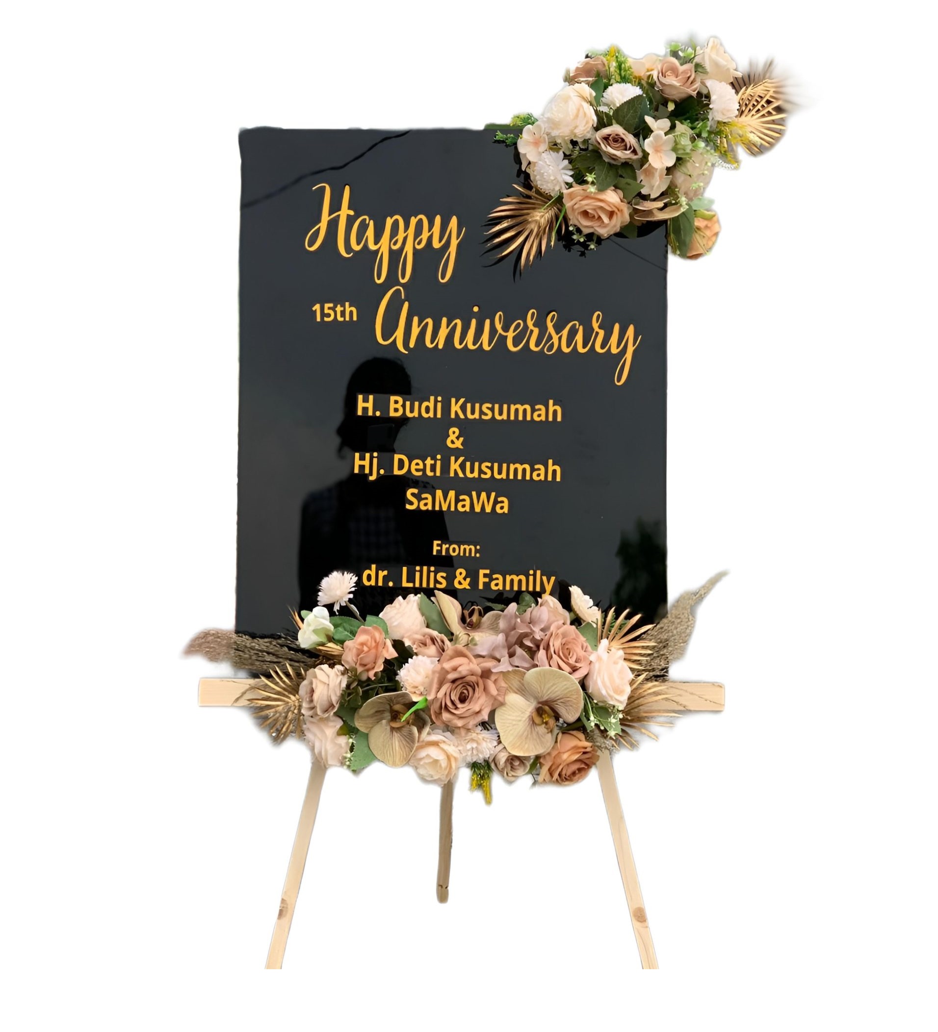 Papan Bunga Akrilik Slogohimo