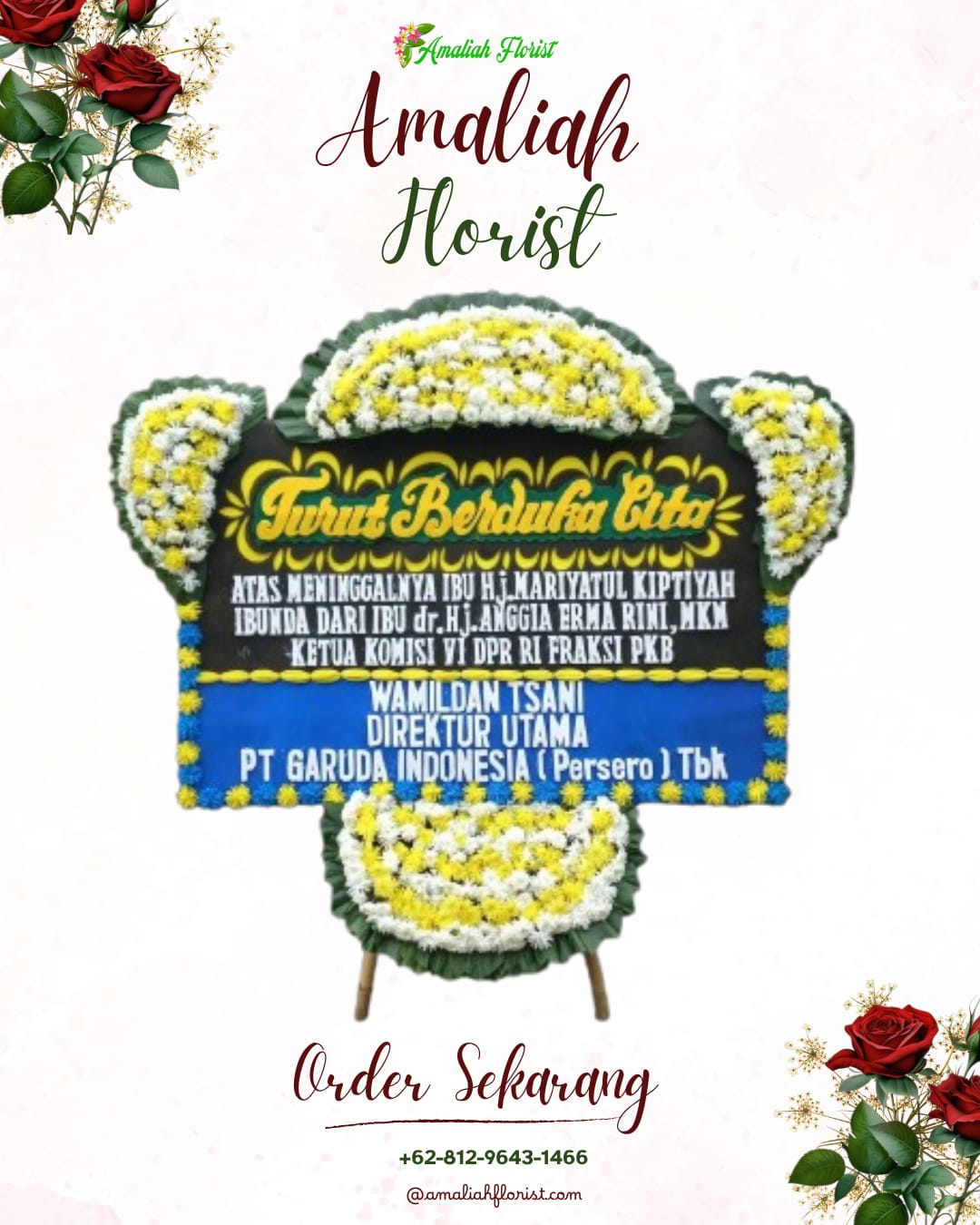 Papan Bunga Duka Slogohimo